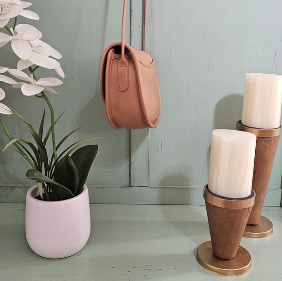 Vintage Coach Casey Crossbody Shoulder Bag #9923 (Camel / Taupe) - Picture 5 of 15